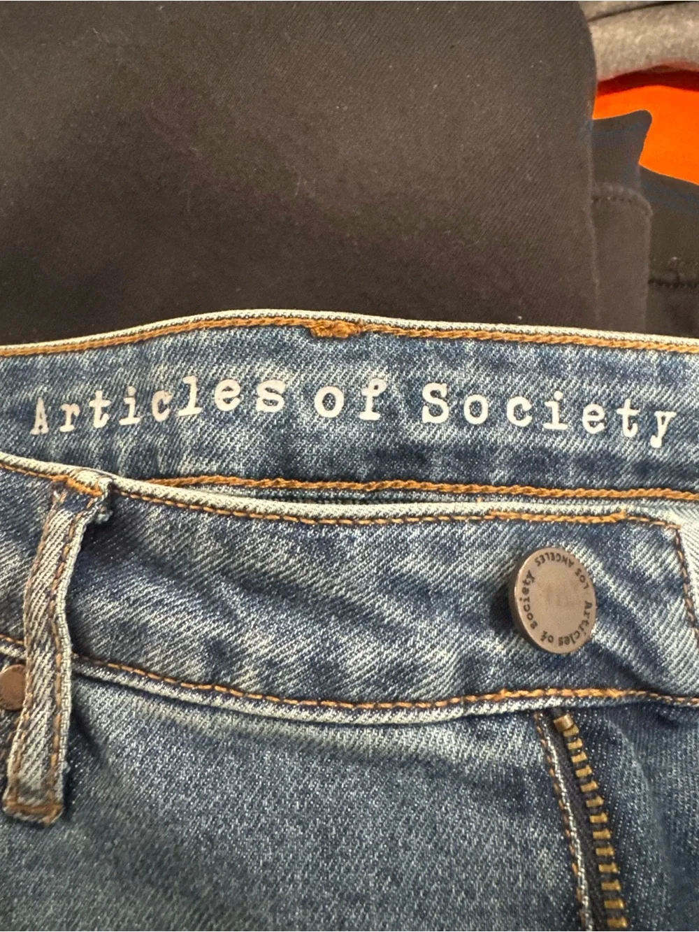 Articles Of Society Medium Blue Flare Jeans
